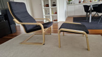 Ikea fotelja sa podnožnikom