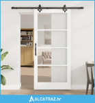 Klizna vrata ORKDAL Bijela i crna 93 x 202 cm - NOVO