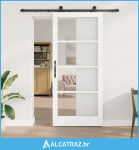 Klizna vrata ORKDAL Bijela i crna 93 x 211 cm - NOVO