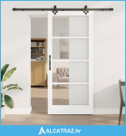Klizna vrata ORKDAL Bijela i crna 93 x 211 cm - NOVO