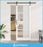 Klizna vrata ORKDAL Bijela i crna 93 x 232 cm - NOVO