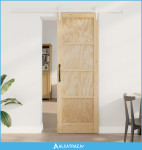 Klizna vrata ORKDAL Prirodna i bijela 73,5 x 211 cm - NOVO