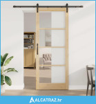Klizna vrata ORKDAL Prirodna i crna 93 x 232 cm - NOVO
