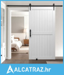 Klizna vrata štale, 1067 x 2134 mm, visokočvrsta MDF ploča, vrata štal