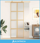 Klizna vrata zlatna 76x205 cm matirano staklo ESG i aluminij - NOVO