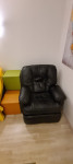 Kožne fotelje sa relax funkcijom 2kom HITNO