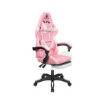Krüger&Matz Warrior GX-150 gaming stolica s osloncem za noge, bijelo-r