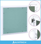 Pristupna ploča s aluminijskim okvirom i gipsom 400 x 400 mm - NOVO