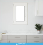 Prozor za podrum RISOR 50 x 75 cm PVC i staklo Antracit - NOVO