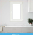 Prozor za podrum RISOR 60 x 90 cm PVC i staklo Antracit - NOVO