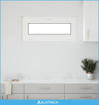 Prozor za podrum RISOR 90 x 40 cm PVC i staklo Antracit - NOVO