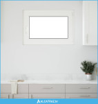 Prozor za podrum RISOR 90 x 50 cm PVC i staklo Bijela - NOVO