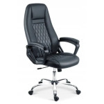 Sofotel 702-BLACK ergonomska uredska stolica od eko kože – crna