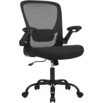 SONGMICS Uredska Stolica OBN37BKV2 – Ergonomski dizajn, mrežasti naslo