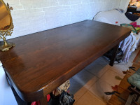 Stol, veliki, puno drvo