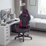 TitanForce gaming stolica s jastucima crno-crvena