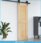 Vrata NARVIK Prirodna 70 x 210 cm Čvrsta borovina - NOVO
