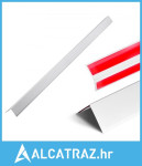Zaštitnik za kutove zidova od aluminijske legure, 50 x 50 x 1217 mm, p