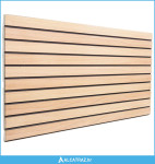 Zidne panele 10 pcs Smeđa 100 x 50 cm EPS pjena - NOVO