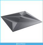 Zidne panele Zvijezda 48 pcs Zvijezda siva 50 x 50 cm XPS pjena - NOVO