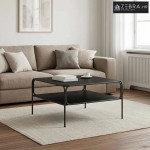 Bocni stol Crni hrast 100 x 50 x 46 cm Konstruirano drvo - Crni hrast
