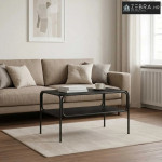 Bocni stol Crni hrast 100 x 50 x 46 cm Konstruirano drvo - Crni hrast