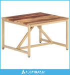 Bočni stolić 60 x 60 x 40 cm od masivnog drva šišama - NOVO