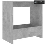 Bočni stolić siva boja betona 50 x 26 x 50 cm konstruirano drvo - Beto