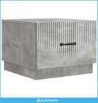 Kava Stol Betonska siva 49 x 50 x 37 cm Konstruirano drvo - NOVO