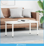 Kava Stol Bijelo 100 x 50 x 45 cm Čvrsto borovo drvo - NOVO