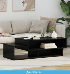 Kava Stol Crni hrast 105 x 50 x 32,5 cm Konstruirano drvo - NOVO