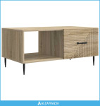 Kava Stol Hrast sonoma 90 x 50 x 40 cm Konstruirano drvo - NOVO