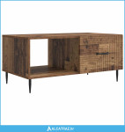 Kava Stol Staro drvo 90 x 50 x 40 cm Konstruirano drvo - NOVO