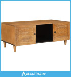 Kava Stol Svjetlosmeđa 100 x 54 x 40 cm masivno drvo manga - NOVO