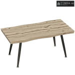 Klub stolić/bočni stolić s čeličnim nogama, ploča debljine 4 cm, stol