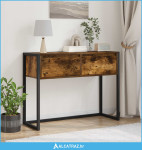 Konačna Stolić Dimni hrast 100 x 36 x 75 cm Konstruirano drvo - NOVO