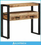 Konzolna stolica Smeđa 90 x 33 x 75 cm Čvrsto drvo manga - NOVO