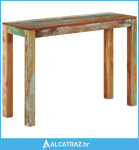 Konzolni stol 110 x 35 x 76 cm od masivnog obnovljenog drva - NOVO