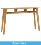 Konzolni stol 120 x 35 x 75 cm od masivne tikovine - NOVO