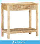 Konzolni stol 80 x 35 x 74 cm od masivnog drva manga - NOVO