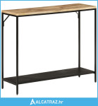 Konzolni stol 90x30x75 cm grubo masivno drvo manga i željezo - NOVO