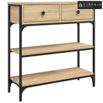 Konzolni stol boja hrasta sonome 72,5x25x75cm konstruirano drvo - Sono