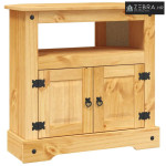 Konzolni stol borovina meksički asortiman Corona 80x43x78 cm - Smeđa