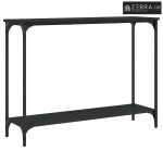 Konzolni stol crni 101 x 30,5 x 75 cm od konstruiranog drva - Crna 101
