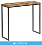 Konzolni stol od masivne obnovljene tikovine 90 x 30 x 76 cm - NOVO