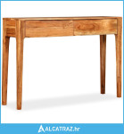 Konzolni stol od masivnog drva 118 x 30 x 80 cm - NOVO