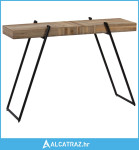 Konzolni stol od obnovljene tikovine 120 x 35 x 81 cm - NOVO