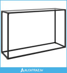 Konzolni stol prozirni 120 x 35 x 75 cm od kaljenog stakla - NOVO
