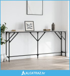 Konzolni stol siva boja hrasta 180x23x75 cm konstruirano drvo - NOVO