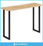 Konzolni stol sa živim rubom 105x33x76 cm masivno drvo manga - NOVO